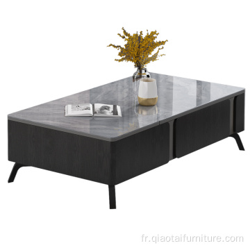 Ensemble de table basse multifonctionnel moderne et peu encombrant